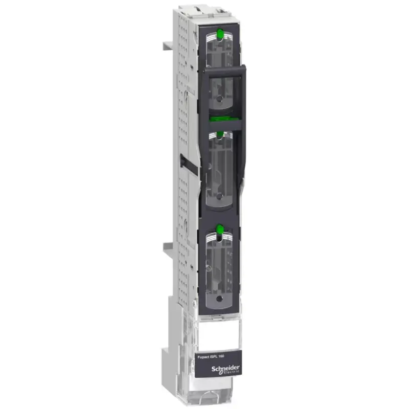 Schneider LV480851 ISFL160 60mm gyűjtősínes csatlakozású , sínre akasztható 95mm², szakaszolókapcsoló-biztosító Szuper akció