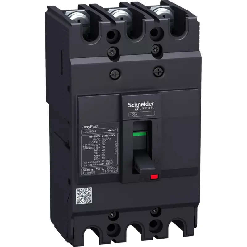 Biztonságos fizetés Schneider EZC100N3060 EasyPact EZC100N 3P 15kA/400V megszakító 60A