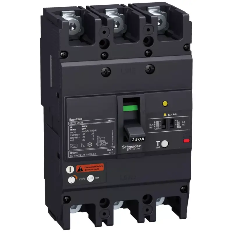 Prémium Schneider EZCV250N3250 EasyPact EZCV250 NP 25kA/400V megszakító 250A