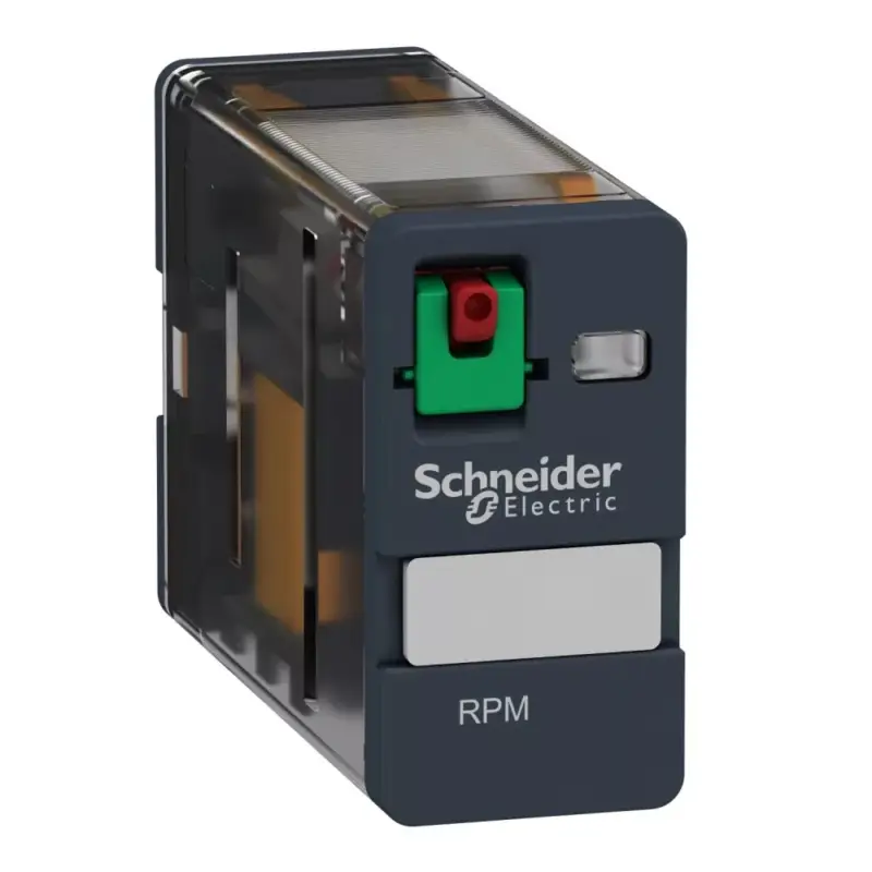 Biztonságos fizetés Schneider RPM11B7 Zelio RPM teljesítményrelé, 1CO, 15A, 24VAC, tesztgomb