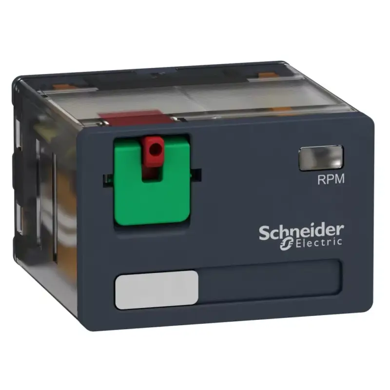 Schneider RPM41F7 Zelio RPM teljesítményrelé, 4CO, 15A, 120VAC, tesztgomb Azonnal elérhető