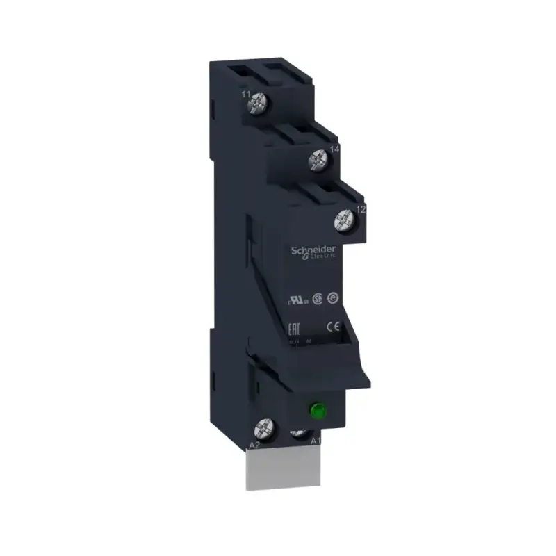 Schneider RSB1A120BDPV Zelio RSB interfész relé foglalattal, védődiódával, 1CO, 12A, 24VDC Expressz szállítás