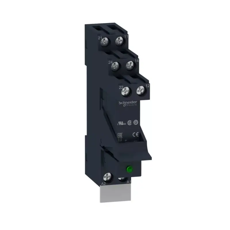 Schneider RSB1A160P7PV Zelio RSB interfész relé foglalattal, védődiódával, 1CO, 16A, 230VAC Árcsökkenés