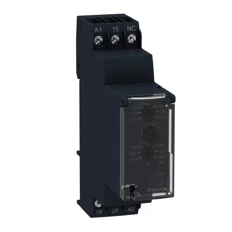 Schneider RE22R1QMU Zelio Time csillag-delta indító időrelé, Q, 1CO, 8A, 24VDC/24-240VAC Szuper ajánlat