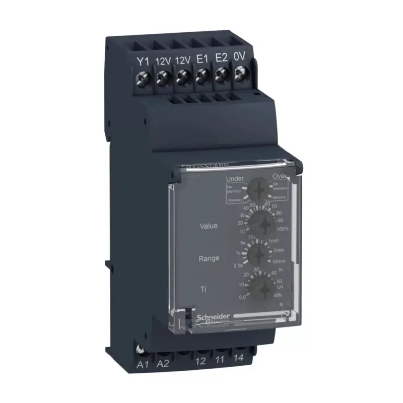 Csak ma Schneider RM35S0MW Zelio Control sebességfigyelő relé, 1CO, 5A, 24…240VAC/DC