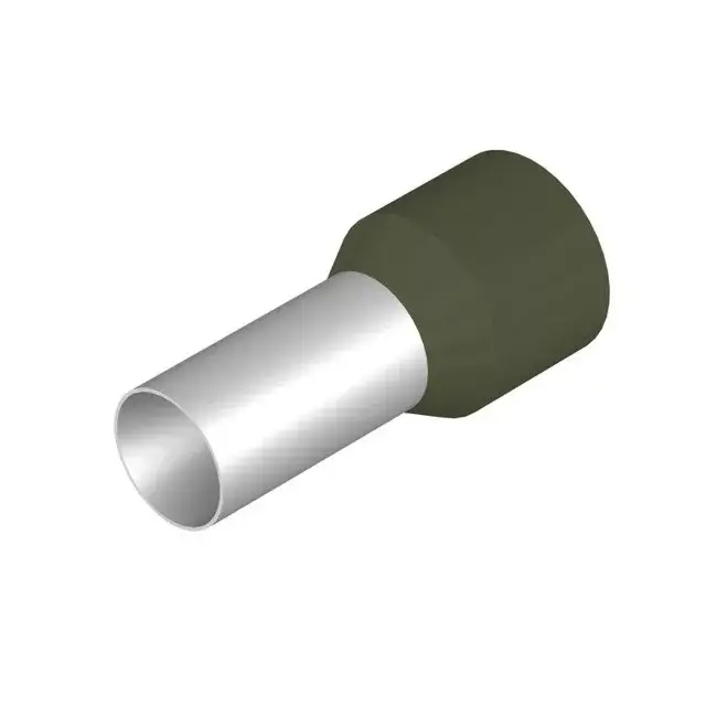 Outlet Weidmüller 0444200000 H50/36 OLIV oliva műanyag gallérral Érvéghüvely, szigetelt, 26 mm, 20 mm, Olajzöld