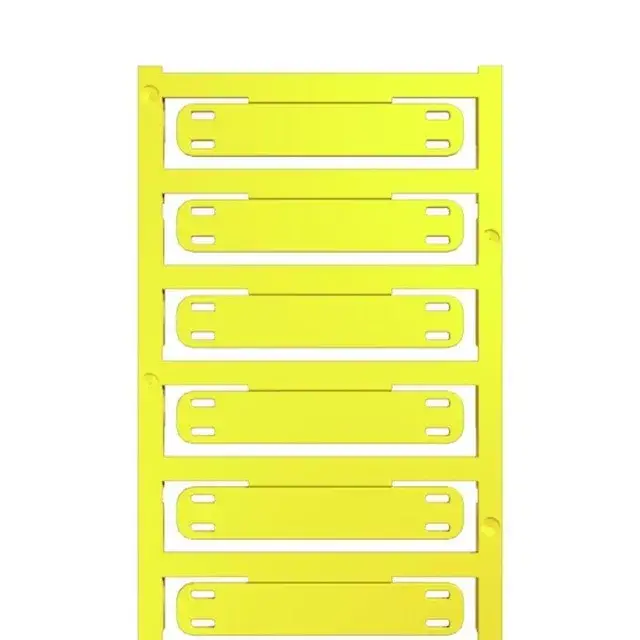 Expressz kézbesítés Weidmüller 1076890000 SFX 11/60 MC NE GE V0 SlimFix X, Vezeték és kábeljelölők, 7 - 40 mm, 60 x 11 mm, Sárga