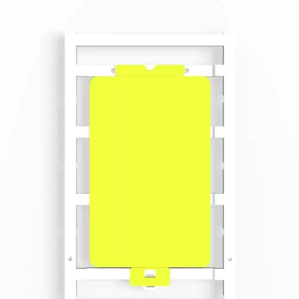 Legjobb ár Weidmüller 1138440000 CC 85/54 K MC NE GE ClipCard, Készülékjelölők, 54 x 85 mm, Sárga