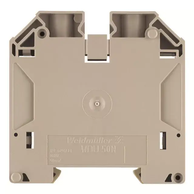 Weidmüller 1186630000 WDU 50N IR Átvezető sorkapocs, Csavaros csatlakozás, 50 mm2;, 1000 V, 150 A, Sötétbézs Árcsökkenés