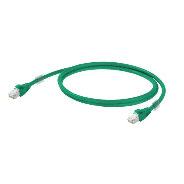 Végkiárusítás Weidmüller 1251590030 IE-C6FP8LG0030M40M40-G Patchkábel, RJ45 IP 20, RJ45 IP 20, Cat.6<sub>A</sub> / E osztály<sub>A</sub> (ISO/IEC 11801 2010), LSZH, 3 m