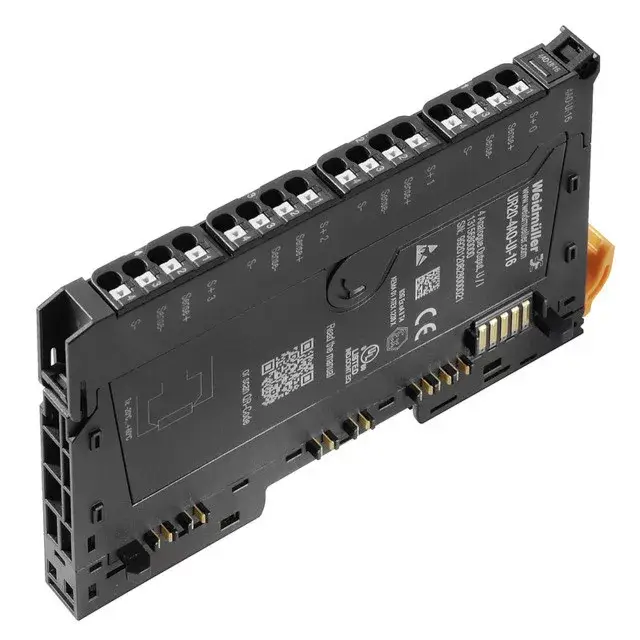 Újdonság Weidmüller 1315680000 UR20-4AO-UI-16 4 AO - 16 bit-es, 4 csatornás, 2-3-4 vezetékes konfigurálható (0...5 V, 0...10 V, Remote I/O modul, IP20, Analóg jelek, Kimenet, 4 csatornás, Áram/feszültség