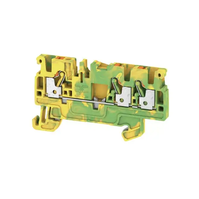 Akció Weidmüller 1521670000 A3C 2.5 PE Földelő sorkapcsok, PUSH IN, 2.5 mm2;, zöld / sárga