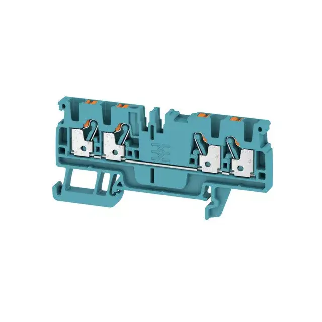 Legnépszerűbb Weidmüller 1521700000 A4C 2.5 BL Átvezető sorkapocs, PUSH IN, 2.5 mm2;, 800 V, 24 A, Kék