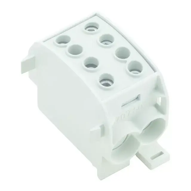 Fővezetéki leágazó sorkapocs 080310-0-3 / 1561770000 szürke, 2x70 + 2x50 mm2, HLAK 70/50 1/2 - WPD 103 2X70/2X50 GY, 1000V AC / 1000V DC, sorolható, alumínium és réz vezetékhez Vedd meg most