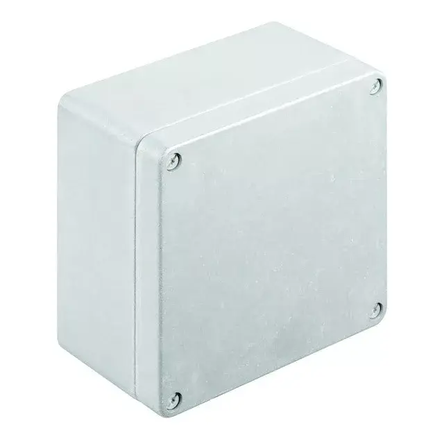 Különleges ajánlat Weidmüller 1565290000 KLIPPON K52 Klippon K (aluminium empty enclosure), Üres ház, Alumínium ház, Magasság: 160 mm, Szélesség: 160 mm, Mélység: 91 mm, Anyag: Alumínium AlSi12, kezeletlen, Ezüst
