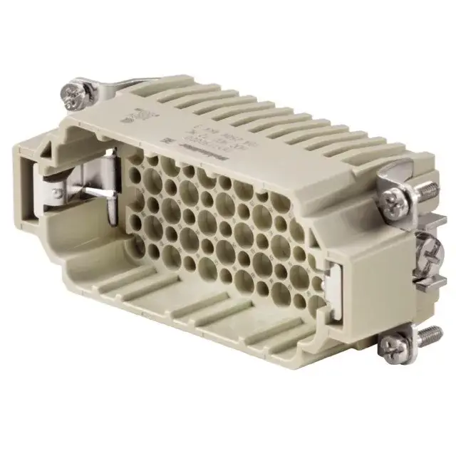 Szuper ajánlat Weidmüller 1651190000 HDC HDD 72 MC Nehézcsatlakozó betét papa HDC-betét, Dugó, 250 V, 10 A, Pólusszám: 72, Krimpelhető csatlakozás, Méret: 6