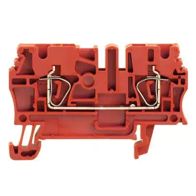 Weidmüller 1683260000 ZDU 2.5 RT Átvezető sorkapocs, Húzórugós csatlakozás, 2.5 mm2;, 800 V, 24 A, Piros ( WEIDMÜLLER 1683260000 ) Végkiárusítás