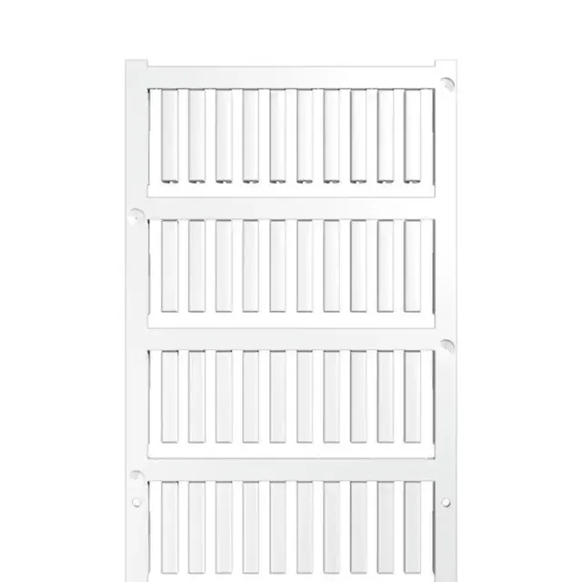 Weidmüller 1689410001 VT SF 2/21 NEUTRAL WS V0 SlimFix, Vezeték és kábeljelölők, 2.2 - 2.9 mm, 21 x 3.6 mm, Fehér Outlet