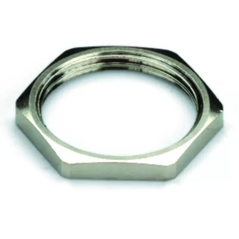 Weidmüller 1736990000 SKMU M16 MS Fém anya SKMU MS (brass locknut), Ellenanya, M 16, 2.8 mm, Sárgaréz, nikkelezett Végkiárusítás