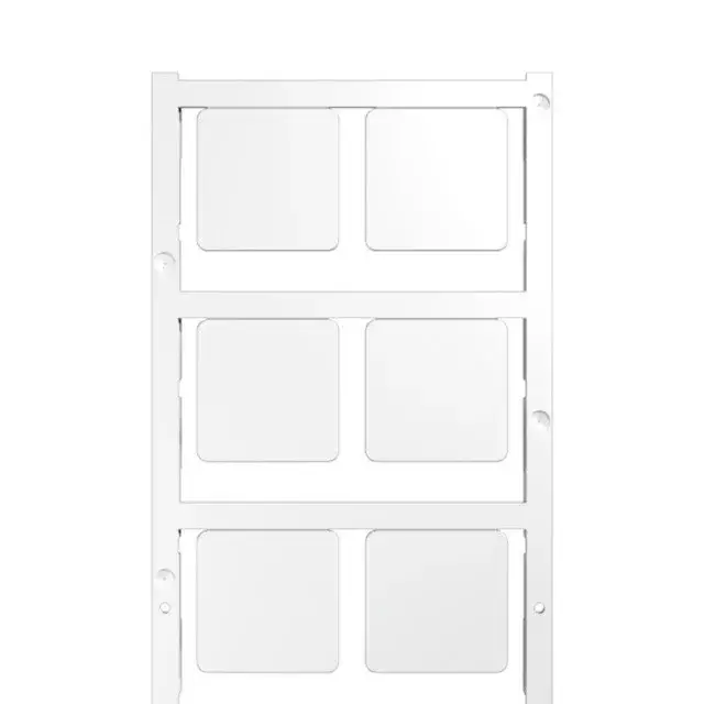 Weidmüller 1783000000 SM 27x27 K WS neutral SwitchMark, Készülékjelölők, 27 x 27 mm, Fehér Kiárusítás