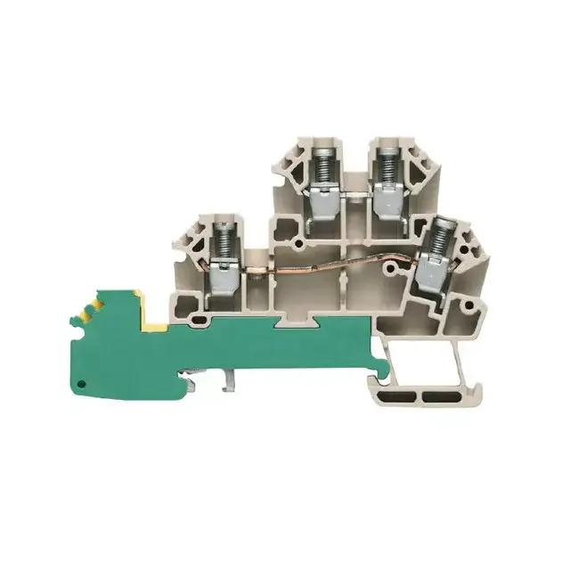 Weidmüller 1783790000 DLD 2.5/PE DB Kettő vezetős W-sorozat, Érzékelő-, beavatkozó sorkapocs, Névleges keresztmetszet: 2.5 mm2;, Csavaros csatlakozás Végkiárusítás