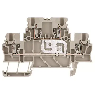 Népszerű Weidmüller 1791130000 ZDK 1.5V Átvezető sorkapocs, Kétemeletes sorkapocs, Húzórugós csatlakozás, 1.5 mm2;, 500 V, 17.5 A, Sötétbézs ( WEIDMÜLLER 1791130000 )