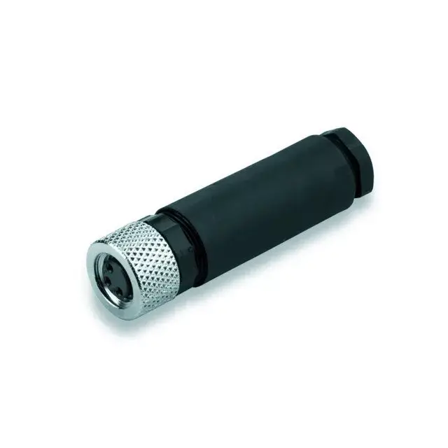 Gyors kiszállítás Weidmüller 1803870000 SAIB-M8-3P Szabadon konfekcionálhat hüvely, M8, Hüvely (mama) , egyenes