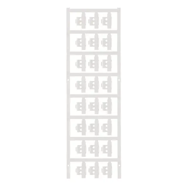 Weidmüller 1805810000 SFC 2/21 NEUTRAL WS SlimFix Clip, Vezeték és kábeljelölők, 3 - 5 mm, 21 x 5.8 mm, Fehér Expressz kézbesítés