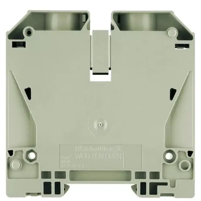 Weidmüller 1820550000 WDU 95N/120N Átvezető sorkapocs, Csavaros csatlakozás, 120 mm2;, 1000V AC / 1000V DC, 269 A, Sötétbézs Olcsó