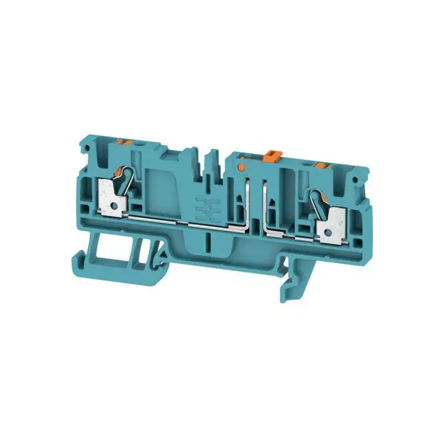 Weidmüller 1989810000 ADT 2.5 2C BL Mérő-bontó sorkapocs, PUSH IN, 2.5 mm2;, 500 V, 20 A, Kék Szuper ajánlat