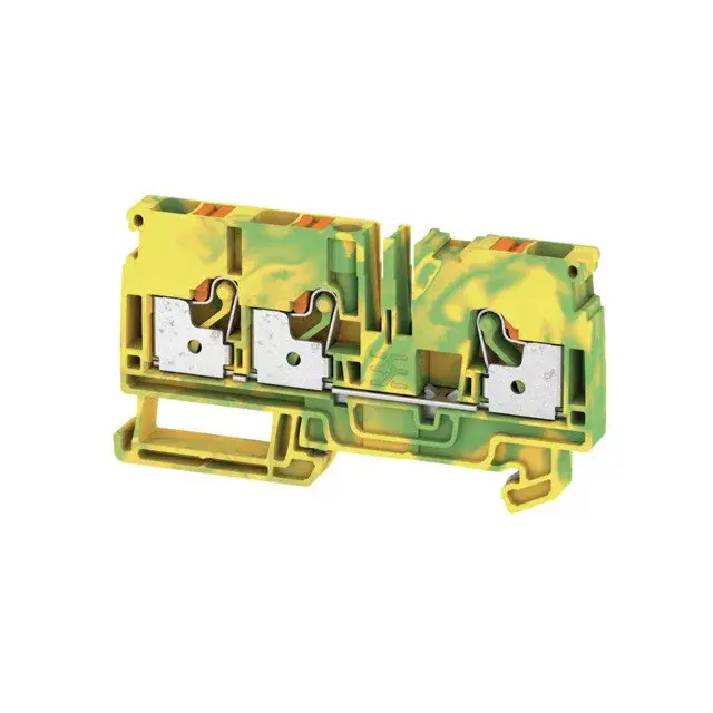 Biztonságos vásárlás Weidmüller 1991850000 A3C 6 PE Földelő sorkapcsok, PUSH IN, 6 mm2;, zöld / sárga