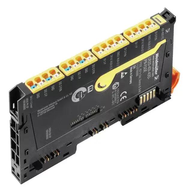 Alacsony ár Weidmüller 2464580000 UR20-4DI-4DO-PN-FSOE-V2 Remote I/O modul, IP20, Biztonság, Digitális jelek, 4 csatornás