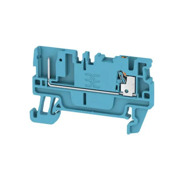 Weidmüller 2482170000 APGTB 1.5 FT 2C/1 BL Átvezető sorkapocs, PUSH IN, 1.5 mm2;, 500 V, 17.5 A, Kék Olcsóbb
