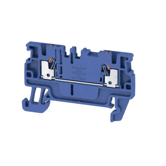 Weidmüller 2508180000 A2C 1.5 DBL Átvezető sorkapocs, PUSH IN, 1.5 mm2;, 500 V, 17.5 A, Sötétkék Biztonságos vásárlás