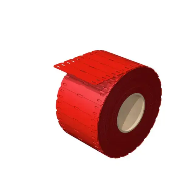 Akció Weidmüller 2519040000 SFX 11/60 MM RT SlimFix, Vezeték és kábeljelölők, 7 - , 60 x 13 mm, Piros