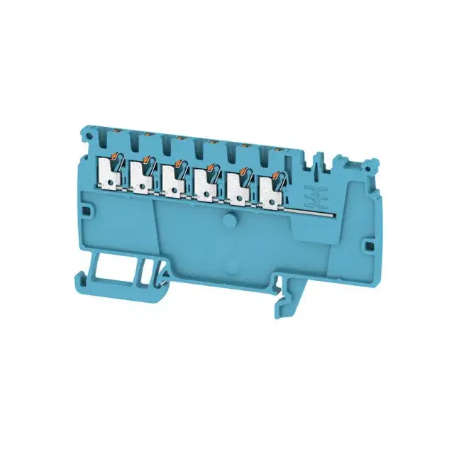 Vedd meg most Weidmüller 2522870000 AAP11 1.5 LI BL/OR Moduláris elosztó sorkapcsok, PUSH IN, 1.5 mm2;, 500 V, 17.5 A, Kék