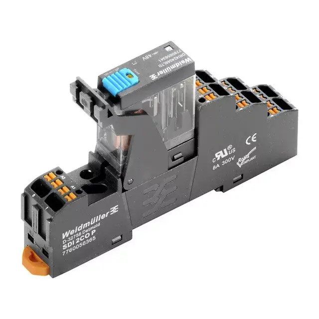Csak ma Weidmüller 2576190000 DRIKITP 24VDC 2CO LD/PB D-SERIES DRI, Relék, Érintkezők száma: 2 Váltóérintkező vizsgálógombbal AgNi, Névleges vezérlőfeszültség: 24 V DC, Folytonos áram: 5 A, PUSH IN aktuátorral