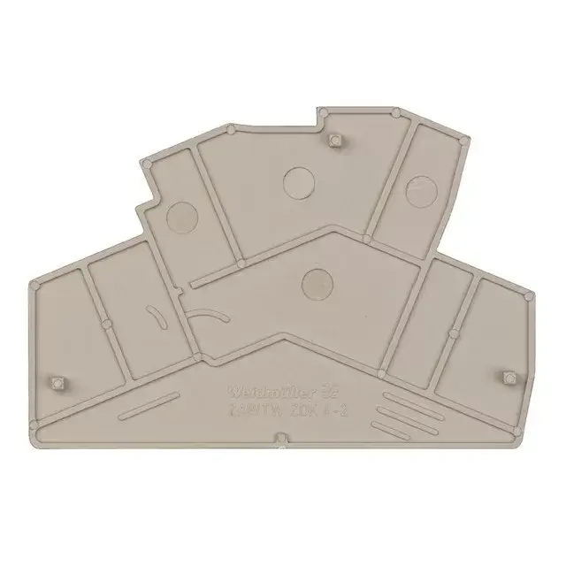 Weidmüller 8670760000 ZAP/TW ZDK4-2 Z-sorozat, Véglap, Elválasztó lemezzel ( WEIDMÜLLER 8670760000 ) Vásárlói kedvenc