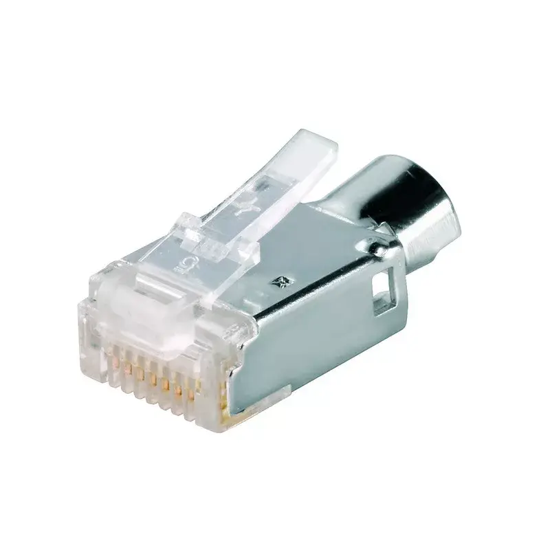 Weidmüller 8813100000 IE-P RJ45 dugó, Vezetéktörés elleni védelem nélkül ; 5,5 - 7,1 mm, Cat.6<sub>A</sub> / E osztály<sub>A</sub> (ISO/IEC 11801 2010), IP20 Végkiárusítás