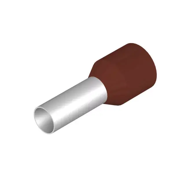 Weidmüller 9021150000 H10,0/22T BR Érvéghüvely, szigetelt, 15 mm, 12 mm, Barna Expressz szállítás