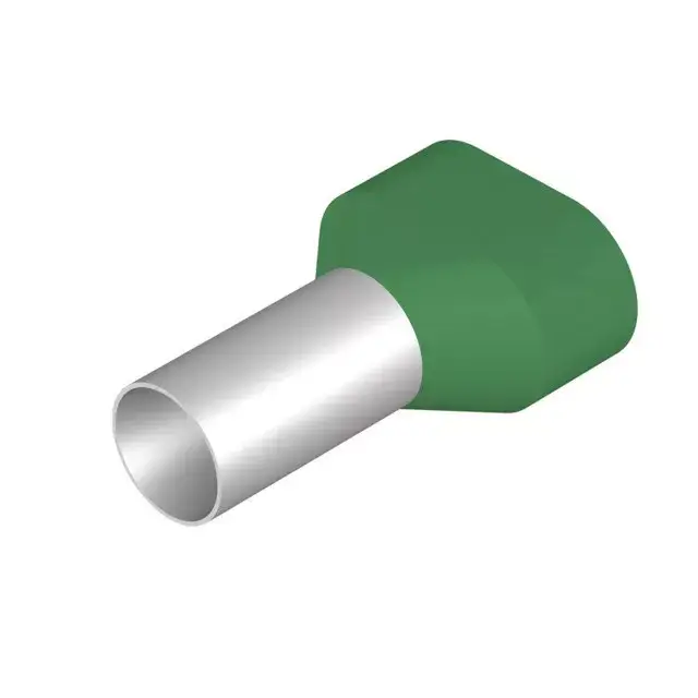 Legjobb ár Weidmüller 9037360000 H16,0/29 ZH GRUEN-iker zöld műanyag gallérral Érvéghüvely, Iker-érvéghüvely, 20 mm, 16 mm, Zöld