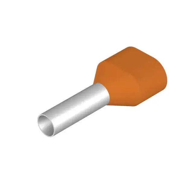 Weidmüller 9037670000 H4,0/22T ZH OR Érvéghüvely, Iker-érvéghüvely, 15 mm, 12 mm, Narancssárga Azonnal elérhető