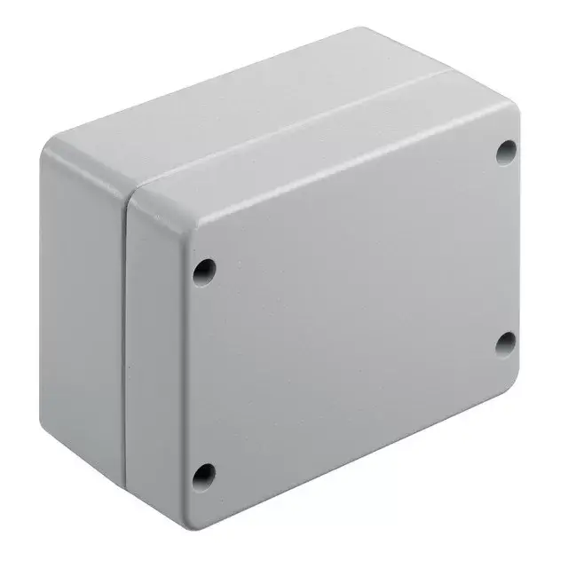 Weidmüller 9529210000 KLIPPON K5 RAL7001 Klippon K (aluminium empty enclosure), Üres ház, Alumínium ház, Magasság: 130 mm, Szélesség: 170 mm, Mélység: 90 mm, Anyag: Alumínium AlSi12, Porszórt, texturált, Ezüstszürke Biztonságos fizetés
