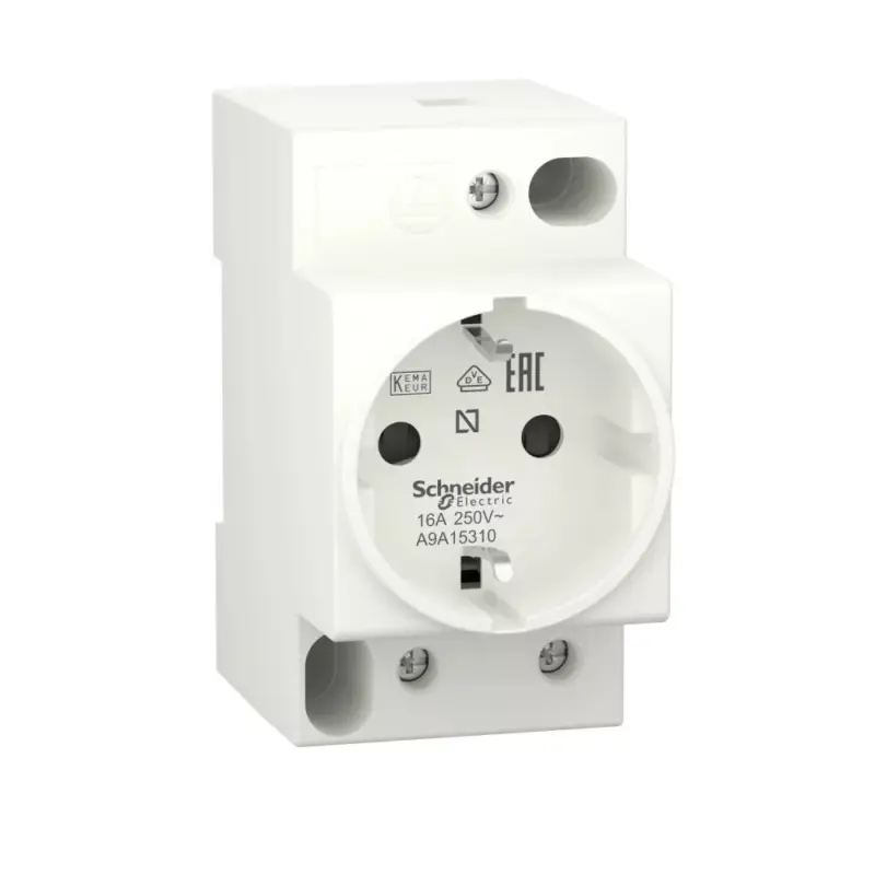 Vedd meg online Schneider A9A15310 ACTI9 Moduláris dugalj 16A UE 250V 2P+T
