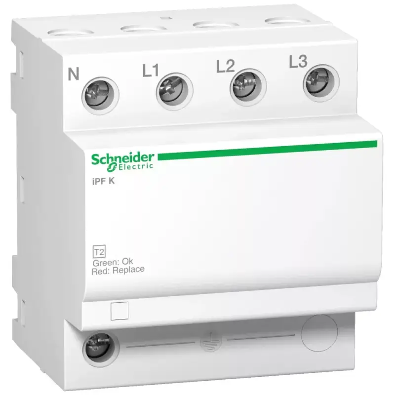 Népszerű Schneider A9L15688 ACTI9 iPF túlfeszültség-korlátozó, fixbet. 40kA, 3P-N, 340V