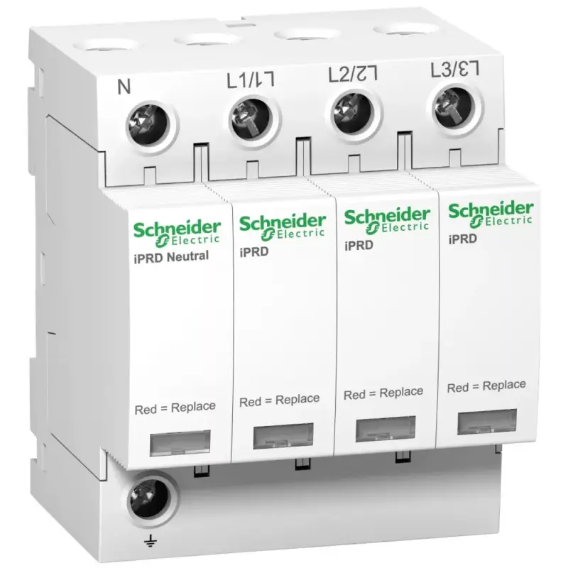 Schneider A9L20601 ACTI9 iPRD túlfeszültség-korlátozó, cs.bet. távjelzéssel, 20kA, 3P-N, 350V Rendeld meg most