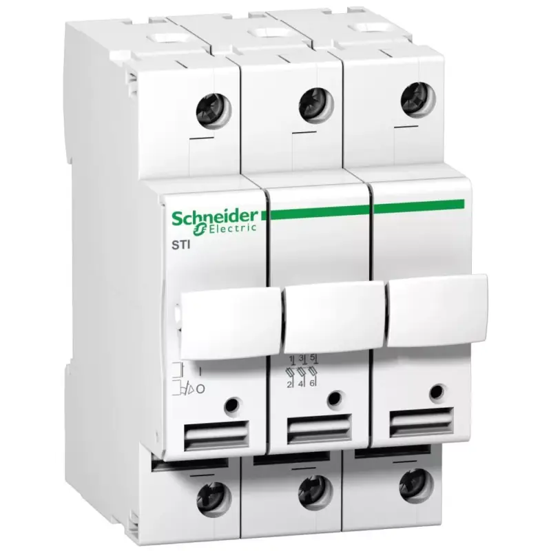 Schneider A9N15656 ACTI9 STI olvadóbiztosítós szakaszolókapcsoló, 3P, 25A, 10.3x38mm Utolsó esély