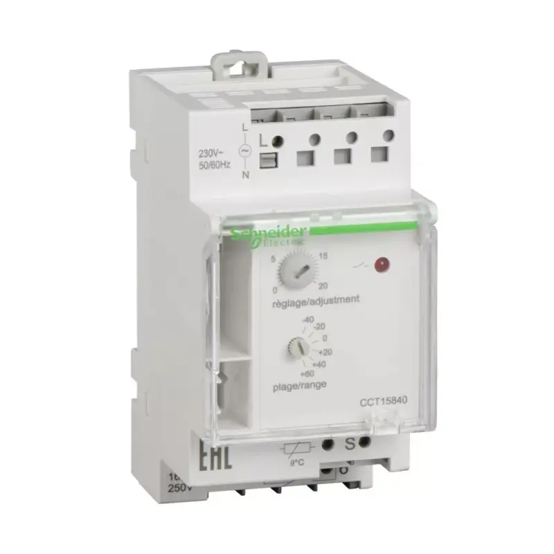 Schneider CCT15840 ACTI9 TH7 elektronikus termosztát Prémium