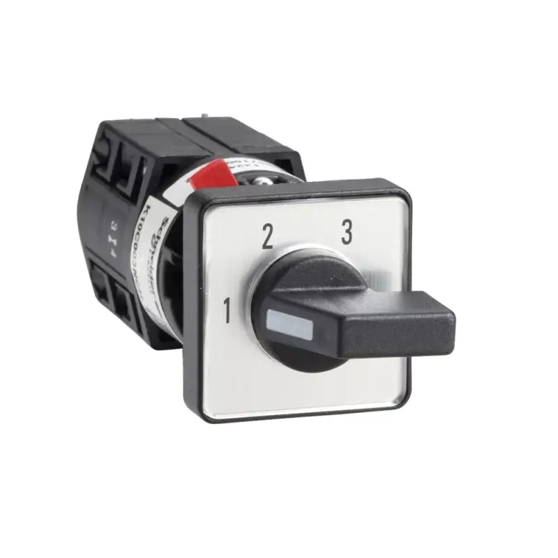 Schneider K10D004NCH Harmony K komplett bütykös kapcsoló, 10A, Ø16-22mm furat, 1P, 60°, 4 fokozatú léptetőkapcsoló Legkelendőbb