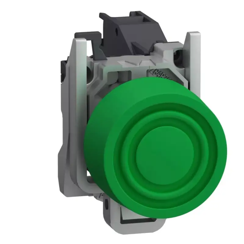 Különleges ajánlat Schneider XB4BPS31GEX Harmony ATEX DG komplett nyomógomb, Ø22, beépített védősapkás, 1NO, zöld